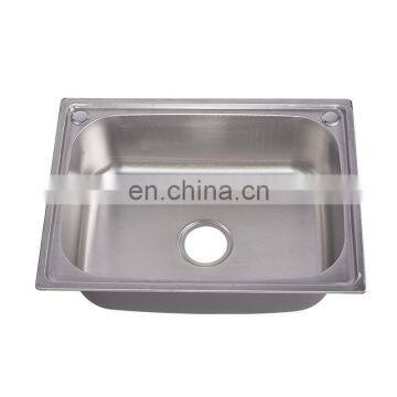 5040 Hot selling sanitary hardware organizer stainless steel single bowl kitchen sink