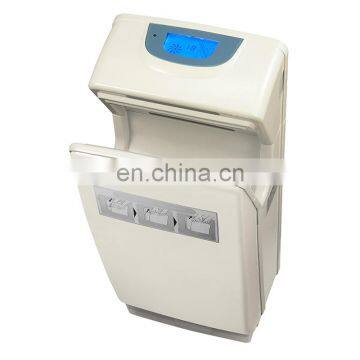 Electric sensor infrared high speed jet air hand dryer double side stand wall hand drying Carbon brush toilet hospital