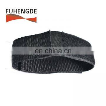 China supplier Elastic webbing strap with hook loop fastening