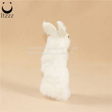 2019 High Quality Simulation Animals Lifelike Rabbit for Home Decoration photo-3