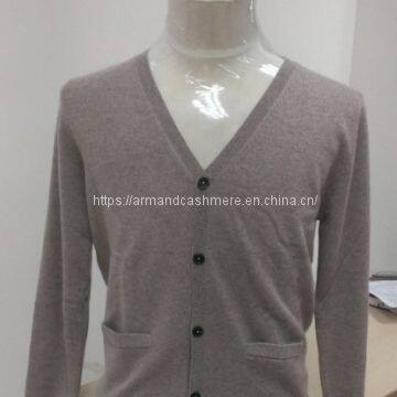 Men's 100% Cashmere Sweater Cardigan