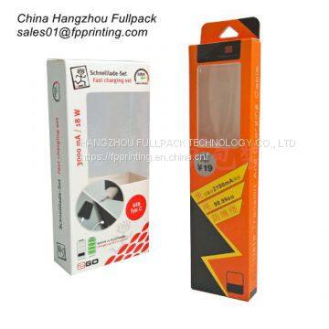 Paper Box With Clear PET Window /Paper Packaging Box With Transparent Window photo-2