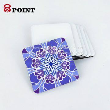 Sublimation Printing Wooden Coaster With Cork Back photo-4