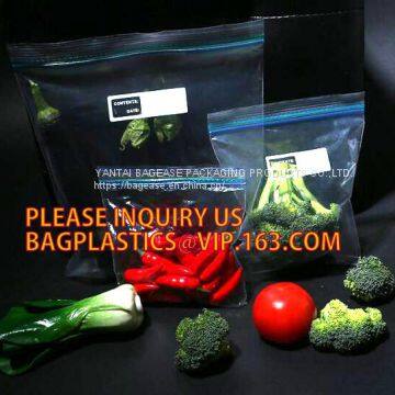 Low Price, HIgh Quality Grip Seal Bags, Ziplock Plastic Grip Seal Bag Transparent Food Stand Up Packaging Zipper Pouches