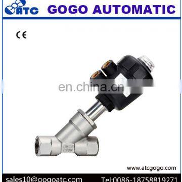 Angle seat valve solenoid valve pneumatic air operated valve