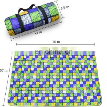 2021 Outdoor Waterproof Custom Design Picnic Blanket Sand Proof Beach Mat Picnic Blanket photo-4