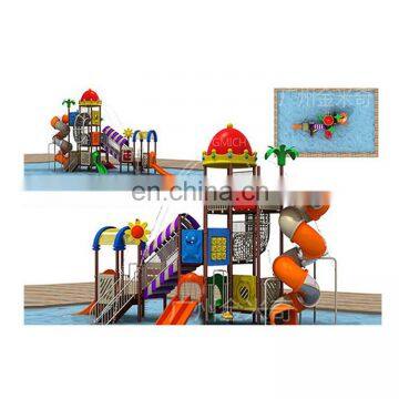 Best Quality Children Water Park Equipment Large Plastic Curved Playground Slides for Sale photo-4