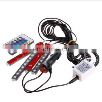 7 Colors Changed RGB LED Decoration Strip IR remote control Car Internal Interior Atmosphere Light