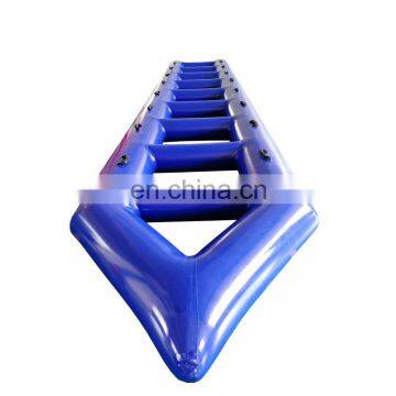 Outdoor Interactive Team Building Games Inflatable Sport Wipeout Game 6m Inflatable Ladder Bouncer For Kids and Adult photo-2