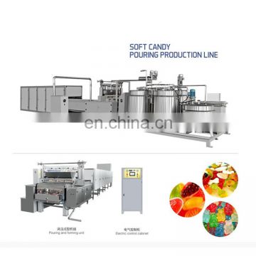 factory price Jelly Gummy Candy Bear Making Machine Depositing Production Line