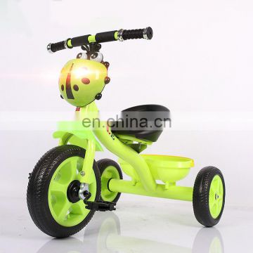 Steel frame cheap price kids tricycle with music and light for 2-6 years children