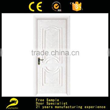 white color room door design steel wooden door wholesale