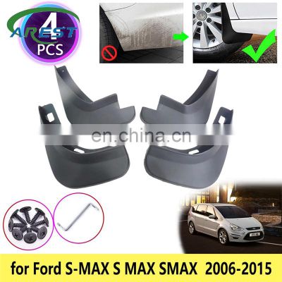 for Ford S-MAX S MAX SMAX 2006 2007 2008 2009 2010 2011 2012 2013 2014 2015 Mudguards Mudflap Fender Guards Splash Accessories