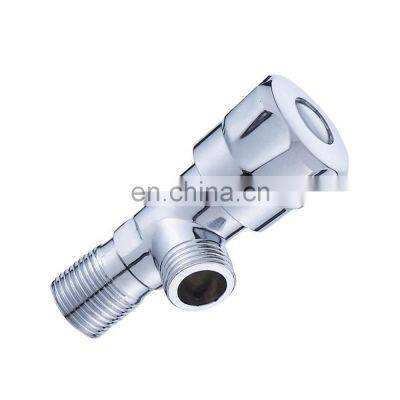 Triangle Valve Plating Angle Valve Thickened Quick Opening Large Flow Valves for Toilet Sink Water