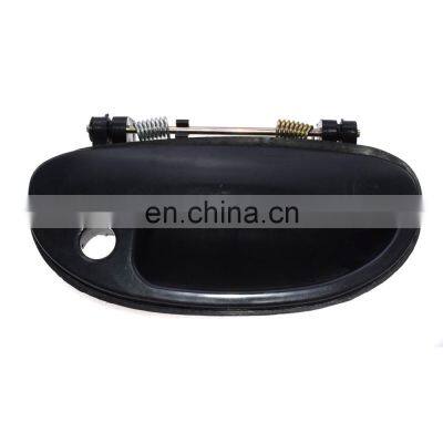 Exterior Outside Door Handle For 99-2002 Daewoo Nubira Front Right Smooth Black Plastic 96308043