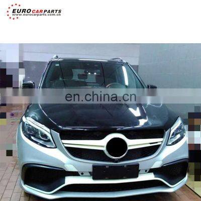 GLE-class W166 GLE63 A-style 2016-2021y bodykit fit for W166 front bumper rear bumper front grille W166 body parts