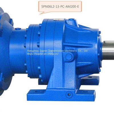 Standard 2-4 Stages Reducer 90 Degree Steering Gearbox With Electric Motor