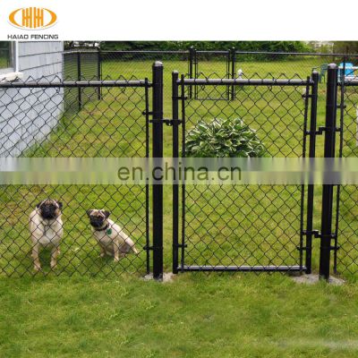 iron used chain link fence usa,iso 9001 factory temporary chain link fence,large chain link fence dog kennel