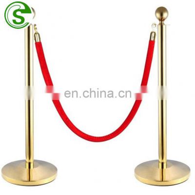 Crowd control retractable queue stand Braided Stanchion Ropes