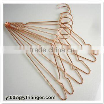 practical metal wire hanger copper hanger for clothes