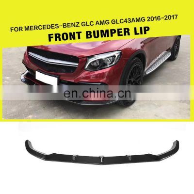 Carbon fiber front bumper lip spoiler for Mercedes Ben z X253 2016-2017