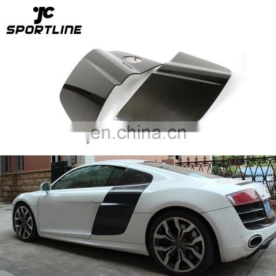 Carbon Fiber Side Panel Blades Trim for Audi R8 V10 Spyder Convertible 08-15