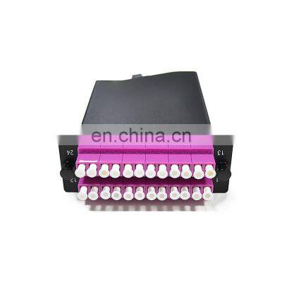 OM3 12 Fiber Optic MTP/MPO LC Cassette Module photo-4