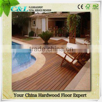 Foshan Solid Teak Swimming Pool Decking Wood Flooring