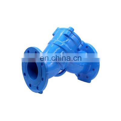 Factory Direct Sale ANSI Nodular Cast Iron Flanged Y Strainer For Water Control