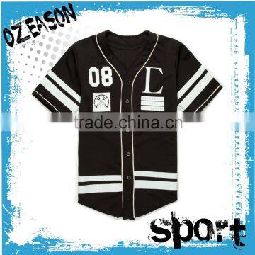 good price blank dri fit baseball tee shirts jersey pattern with custom design wholesale