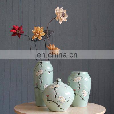 Cheap hot Sale Ceramic Large Tall Ceramic Decorative Floor Flower Vases