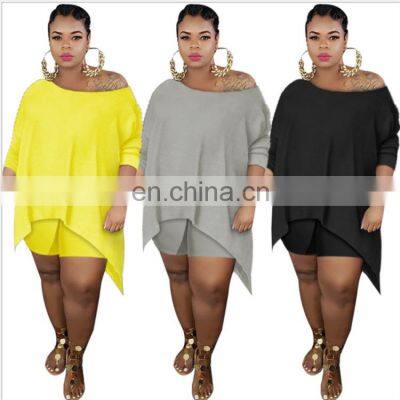 Personalized women's hot sale casual fashion oblique shoulder irregular slim pants two-piece custom suit S-5XL