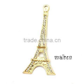 Gold Eiffel Tower diy phone case accessories decoration (hw-0029)
