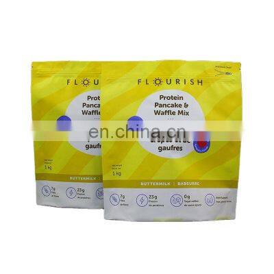 Lamination Food Grade Matt Frosted Back Seal Snacks Plastic Packing Bag