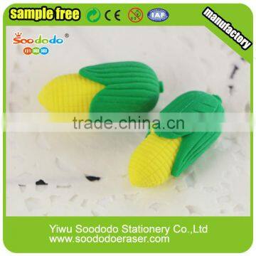 Cute Stationery Corn Shape TPR Eraser