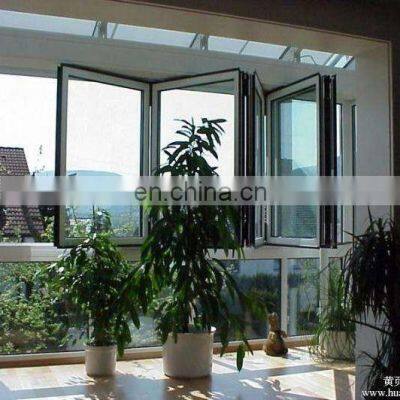 Hot Sales Folding Double Tempered Glass Aluminium Windows Multi Fold -up Window Hurricane Proof Folding Windows photo-5