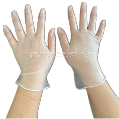 Disposable Vinyl Gloves Clear Vinyl Gloves Medical Exam Powder Free photo-3