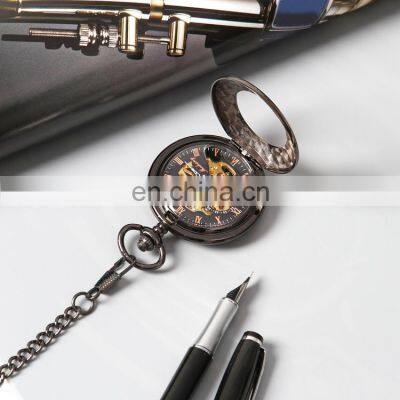 SHUHANG SH05 Ladies Man Analog Display Chain Business Hand Winding Mechanical Watch Women photo-2