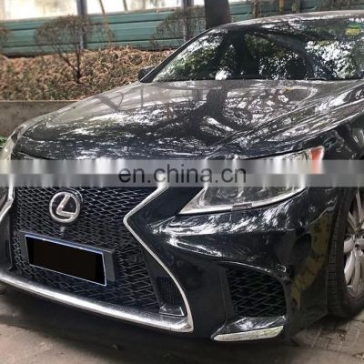 Runde ABS Material Old Lexus Upgrade New Style Body Kit For 2006-2012 Lexus LS460 Modified LS600h Style Front Bumper Grille