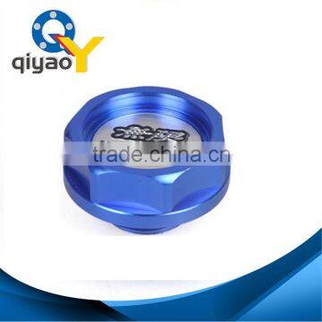 Blue Mugen Car Engine Oil Fuel Filler Filter Tank Cap Cover Plug for Honda