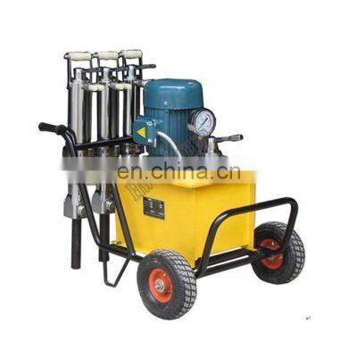 Fast and Powerful Hydraulic Diesel Stone Rock Splitter Machine With Rock Splitter Gun