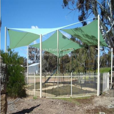 7*7*7m Sun Shade Sail 180gsm Waterproof Polyester Garden Awning Canopy