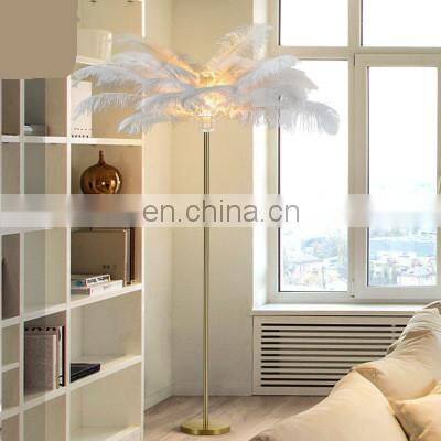 Feathers Lamp For Wedding Party Pieces Decoration Home LED Floor Lamp photo-3