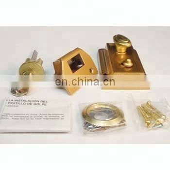 Одинарный цилиндрический пружинный защелкивающий механизм для дверей, ночной защелкивающий механизм и замковый цилиндр photo-3