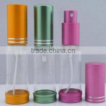 Colorful 15ml round glass spray perfume bottle