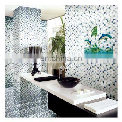 300x600 White Gloss Wall Tile 3D Tile Wall Mosaic Tile Bathroom