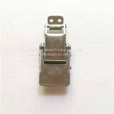Stainless Steel Spring Loaded Safety Snap Lock Adjustable Toggle Catch Clamp Draw Latch for Case Box Door Cabinet