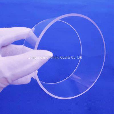 Large Diameter Quartz Glass Tube Clear Quartz Tube