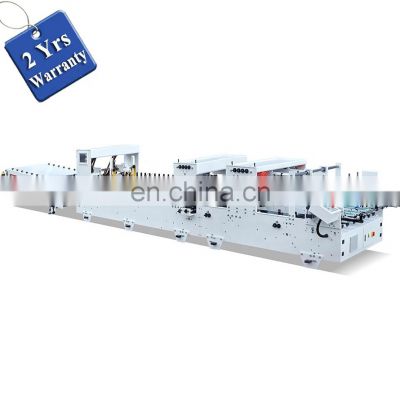 UFG1650B2A high speed Automatic french fry cake food delivery 3 5 ply corrugated carton paper box folding & gluing machine