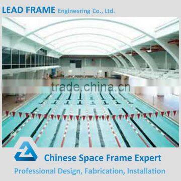 Hot sale steel swimming pool arch roof